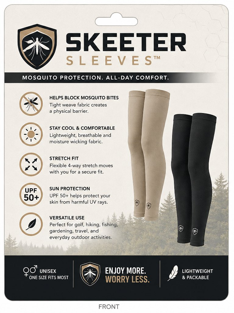 Skeeter Sleeves Product Packaging